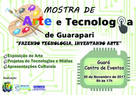 Mostra de Arte e Tecnologia - Mostra de Arte e Tecnologia de Guarapari acontecerá nesta quinta-feira (30)