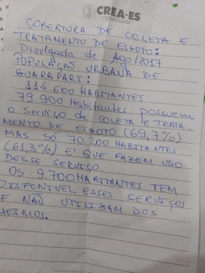 Secretária de meio ambiente explica a redução dos despejos dos esgotos nas praias 1 dados
