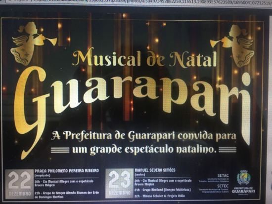 Primeira noite do "Musical de Natal" em Guarapari foi um sucesso