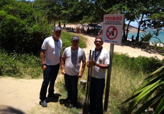 fiscalização Praia dos Padres 2017 - Verão em Guarapari: Churrasco nas praias continua proibido