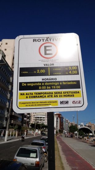 rotativo - Rotativo volta a oferecer opção de 30 minutos por R$1 para carros