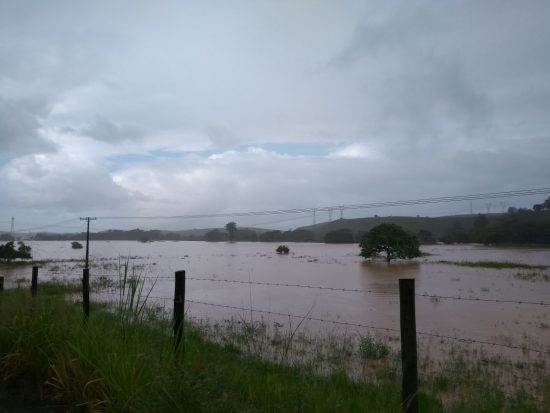 alagamento Itajobaia lavoras e várzeas 1 - Comunidades de Anchieta sofrem com os prejuízos causados pela chuva
