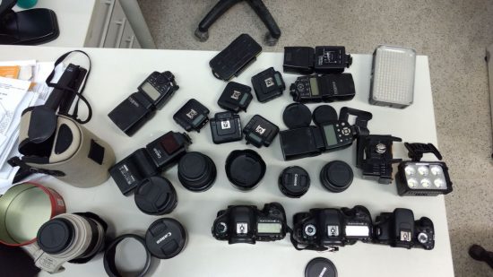 material fotografico roubado receptação 1 - Polícia de Guarapari prende receptador de materiais fotográficos roubados