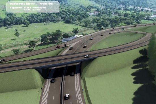 Primeiros trechos da duplicação entre Viana e Guarapari serão entregues nessa quinta-feira (05) 2 BR 101 Gri Viana 1