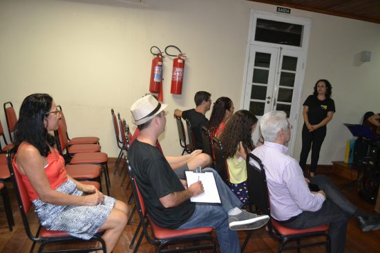 Exibição no Centro cultural em Anchieta