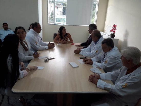 WhatsApp Image 2018 05 18 at 18.09.38 - HFA recebe avaliação positiva em visita do Sindicato dos Médicos em Guarapari