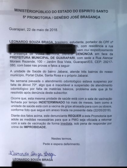 Em plena campanha, sala de vacinação em Guarapari está fechada por tempo indeterminado 1 mp