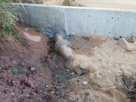 Perto do fim, obra na Praia do Riacho não agrada moradores em Guarapari 2 20180614 074028