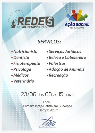 WhatsApp Image 2018 06 18 at 21.41.51 - 1ª Igreja Batista em Guarapari promove dia de saúde, cidadania e lazer