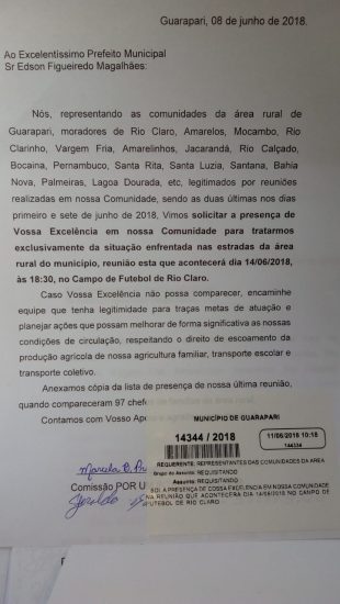 Comissão de produtores rurais convoca prefeito de Guarapari para reunião 1 agricola