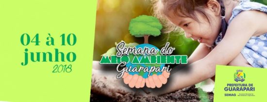 banner semana do meio ambiente - Guarapari terá semana especial em comemoração ao Dia Mundial do Meio Ambiente