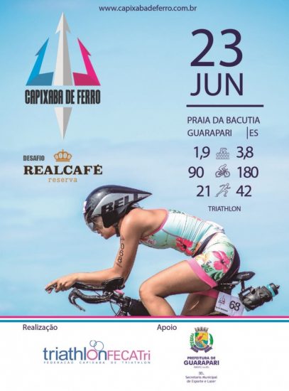 triatlon - Praia da Bacutia em Guarapari será palco do Capixaba de Ferro Desafio Realcafé 2018 de triathlon