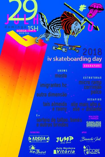 arte 1 - IV Skateboarding Day Guarapari agita a cidade no próximo domingo (29)
