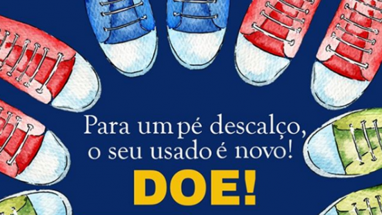 Campanha incentiva doação de tênis em Guarapari 1 doação de tenis sel