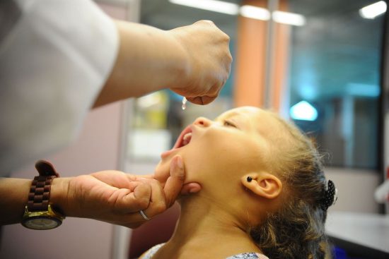 poliome - Campanha contra pólio e sarampo é prorrogada até dia 14 de setembro