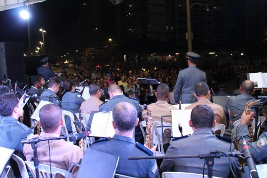 IMG 3580 - Concerto com músicos da Polícia Militar e do Exército emociona o público em Guarapari