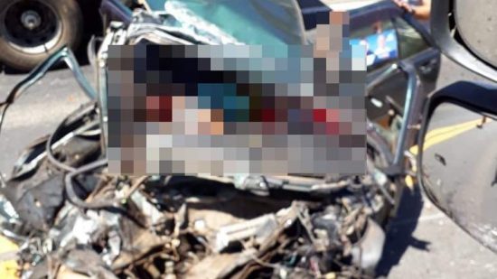 Duas pessoas morrem em grave acidente na BR 101 em Anchieta 1 acidente anchieta