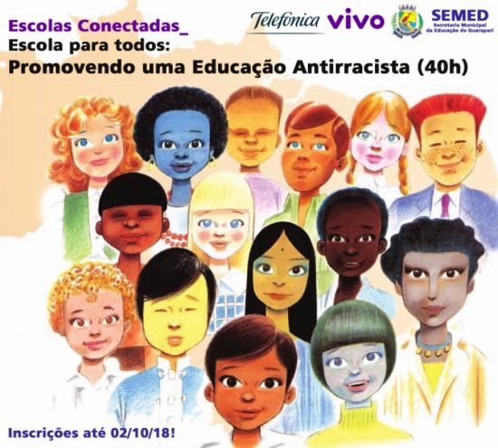 antiracista - Guarapari oferece curso gratuito para promover educação antirracista entre educadores