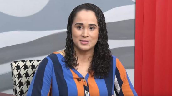 Dra Leticia Brito - “Desafio da pisadinha” rende participação de obstetra do HFA em programa de TV em Guarapari