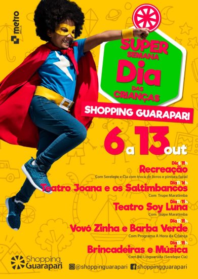 WhatsApp Image 2018 10 05 at 11.16.18 - Shopping prepara semana especial das crianças em Guarapari