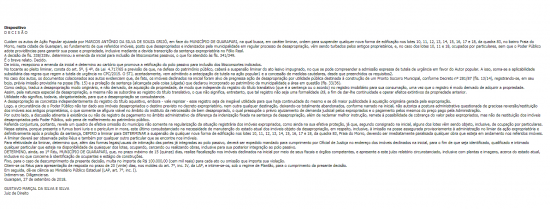 decisão ação popular terreno pdm