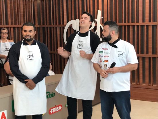 marcelo após ganhar na votação - Chef de Guarapari vence mais uma votação popular em reality culinário