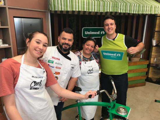 marcelo prova bicicleta - Chef de Guarapari vence mais uma votação popular em reality culinário