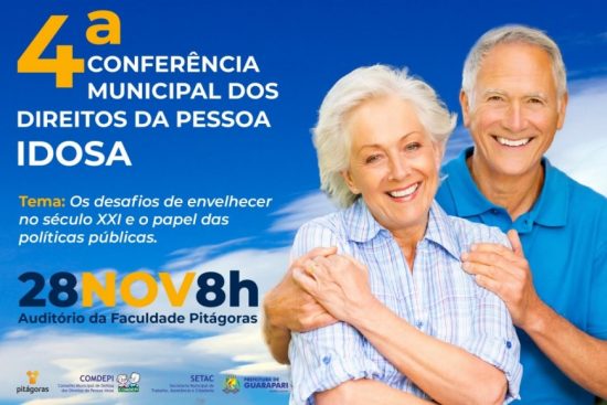 Inscrições abertas para a 4ª Conferência dos Direitos da Pessoa Idosa em Guarapari 1 Conferência do idoso