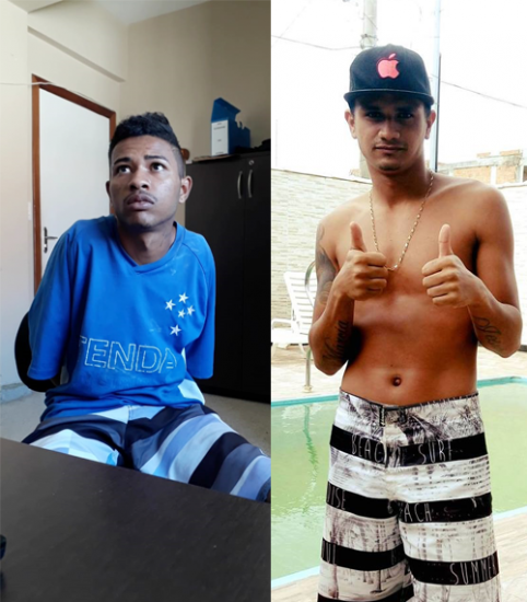 Presos assaltantes de padaria e joalheria em Guarapari 1 MOntagem