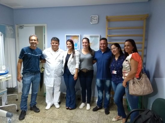 Visita vereadores HFA Foto - Vereadores visitam HFA e conversam com representantes da instituição em Guarapari