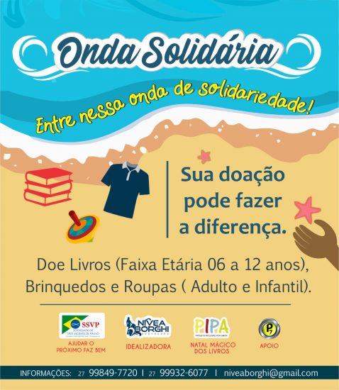 WhatsApp Image 2018 11 12 at 18.55.18 - Onda solidária promove doação de livros, roupas e brinquedos em Guarapari