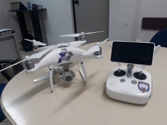 drone - Drone da PM fará segurança no Morro da Pescaria durante o verão em Guarapari