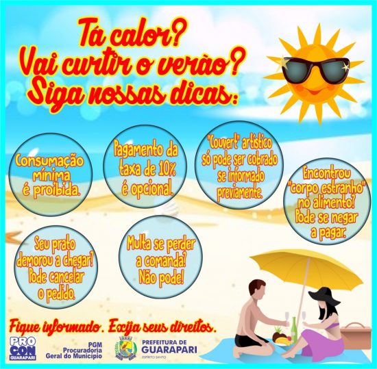 Procon de Guarapari alerta sobre direitos que o consumidor deve saber no verão 1 IMG 20190112 WA0026
