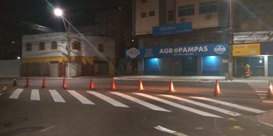 IMG 20190116 WA0015 - Faixas de pedestre são renovadas em ruas de Guarapari