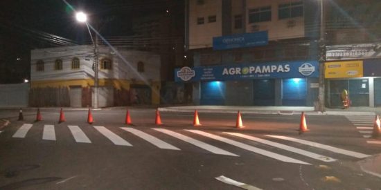 Faixas de pedestre são renovadas em ruas de Guarapari 2 IMG 20190116 WA0015