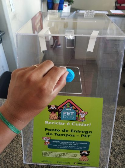 coletor tampinhas