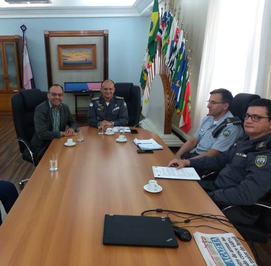 Em reunião com Comando Geral da PM, subsecretário apresenta demandas de Guarapari e Anchieta