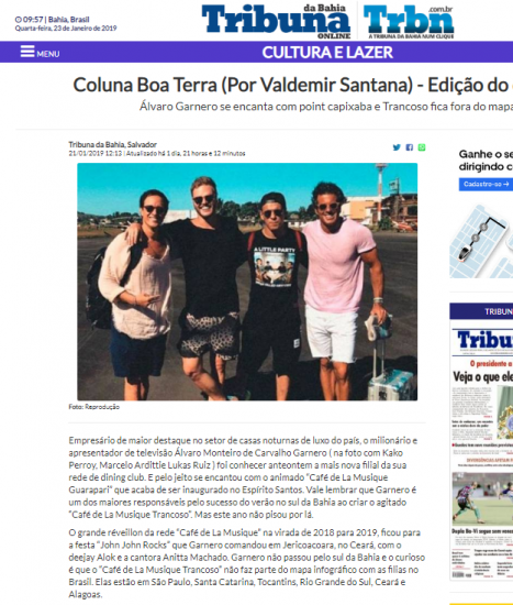 Empresário brasileiro marca presença em franquia montada em Guarapari 3 print A Tribuna da Bahia