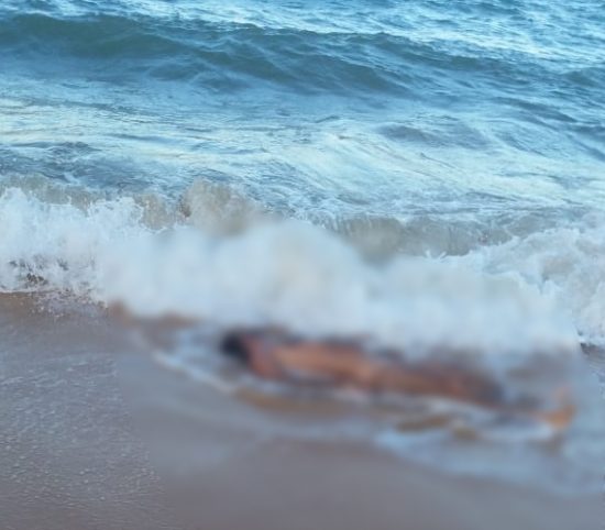 Moradora encontra corpo boiando em praia de Nova Guarapari