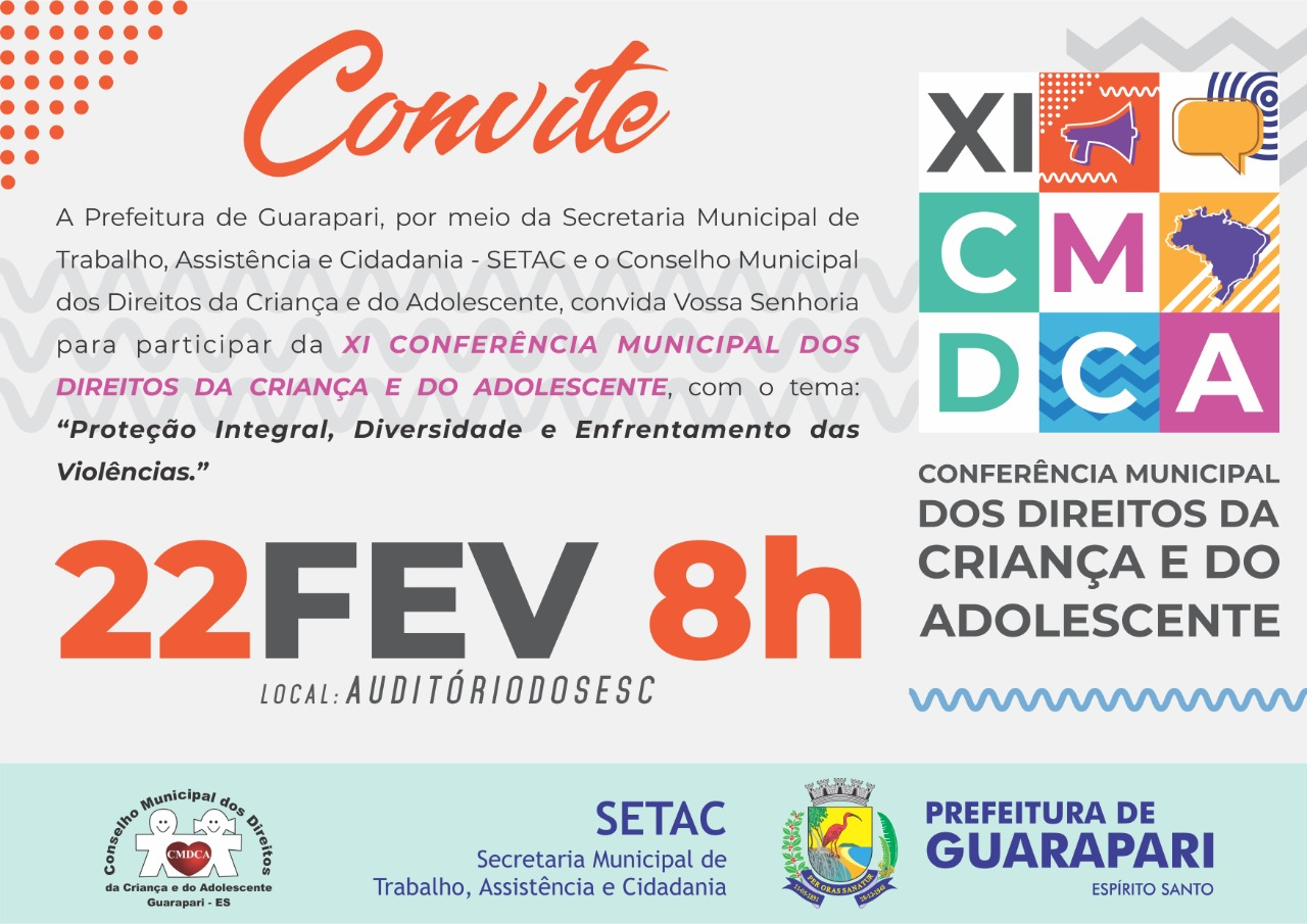 Conferência em Guarapari discute sobre direitos da criança e do adolescente