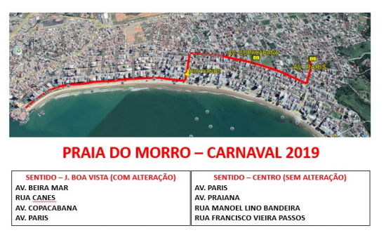 Confira as mudanças no trânsito durante o carnaval em Guarapari