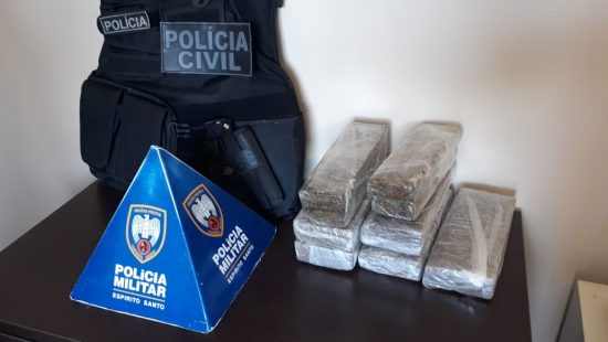 Ação conjunta entre polícias apreende grande quantidade de drogas em Guarapari