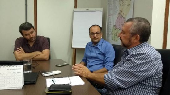 Rogerio 1 - Dr. Rogério Zanon e Gedson Merízio participam de reunião com secretário Estadual de Saúde