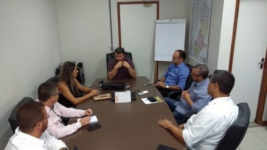 Rogério1 - Dr. Rogério Zanon e Gedson Merízio participam de reunião com secretário Estadual de Saúde