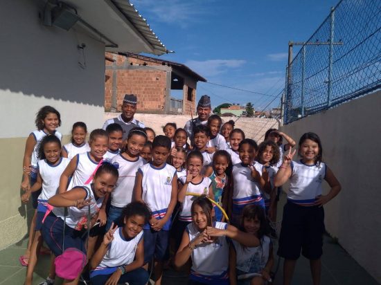 10º Batalhão de Guarapari inicia as aulas do Programa Educacional de Resistências às Drogas