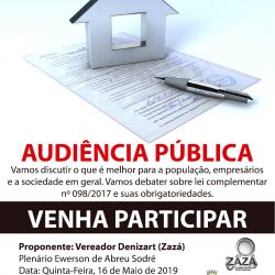 WhatsApp Image 2019 05 13 at 21.48.32 - Audiência Pública em Guarapari promove discussão sobre a exigência do “Habite-se”