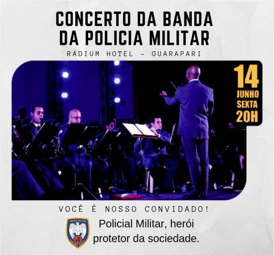 WhatsApp Image 2019 06 14 at 14.44.34 1 - Concerto da Polícia Militar promete aquecer a noite dos moradores de Guarapari nesta sexta-feira (14)