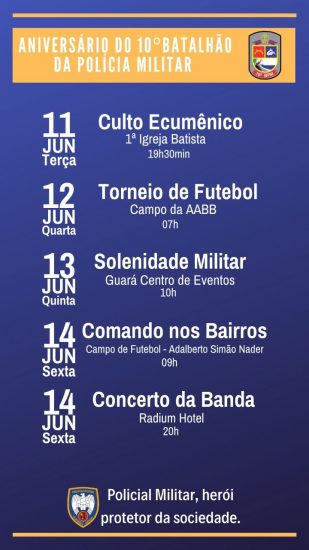 aniversariobatalhao - Batalhão de Guarapari celebra 18 anos de serviços policiais prestados