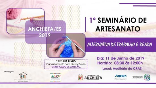 artesanatoanchieta - Anchieta apresentará o 1º Seminário de Artesanato