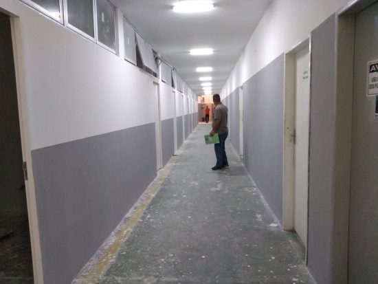 novas salas Anchieta - Prefeitura de Anchieta executa obras com valores economizados em locação de imóveis